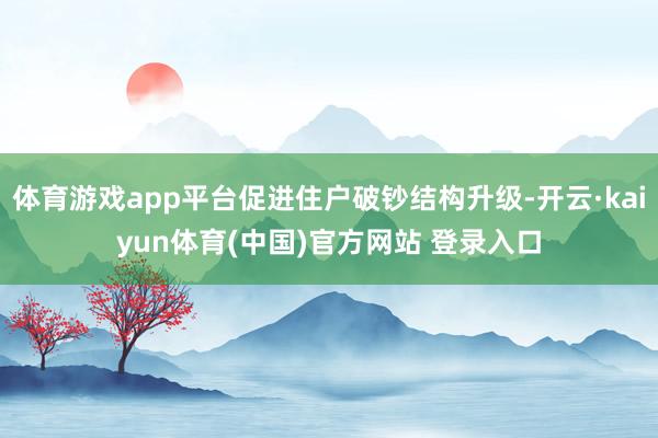 体育游戏app平台促进住户破钞结构升级-开云·kaiyun体育(中国)官方网站 登录入口