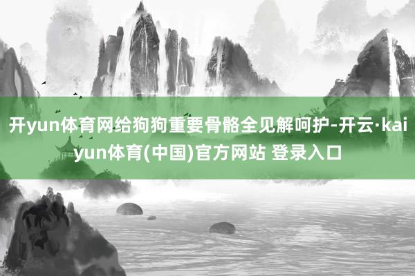 开yun体育网给狗狗重要骨骼全见解呵护-开云·kaiyun体育(中国)官方网站 登录入口